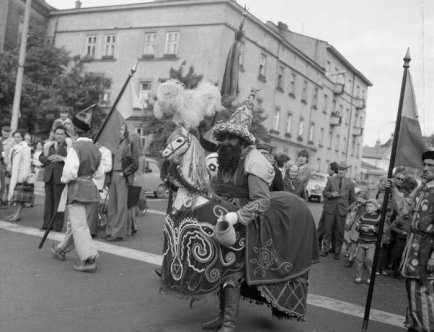 Jan Saniternik w roli Lajkonika