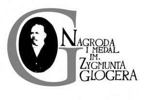 Czarno-biała grafika. Logo nagrody