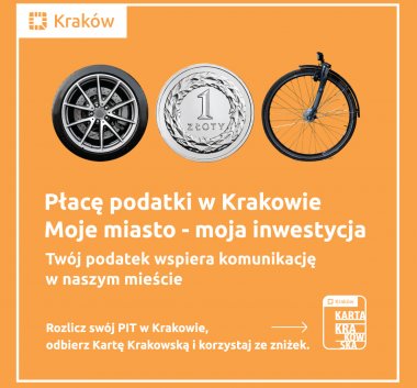 Kolorowy baner reklamujący wydarzenie