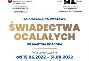 Baner reklamujący wystawę